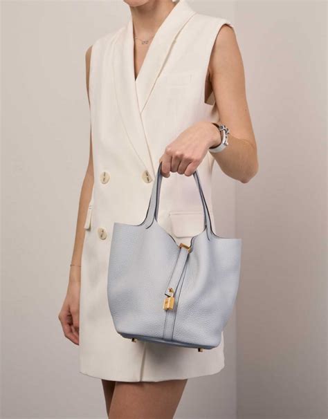 hermes picotin blue pale|hermes picotin 22 price 2022.